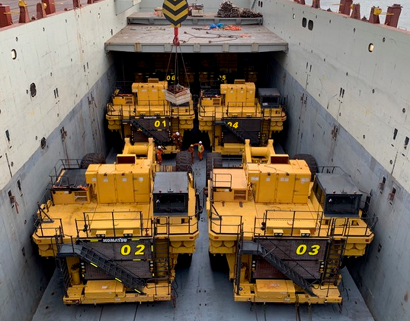 mining equipment logistics