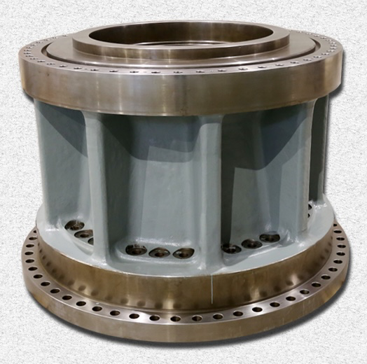 [58F3000090 // GE0892 // WHEEL HUB - GE0892 // 830E AC, 930E / Komatsu] 58F3000090: Rear Wheel Hub Assembly